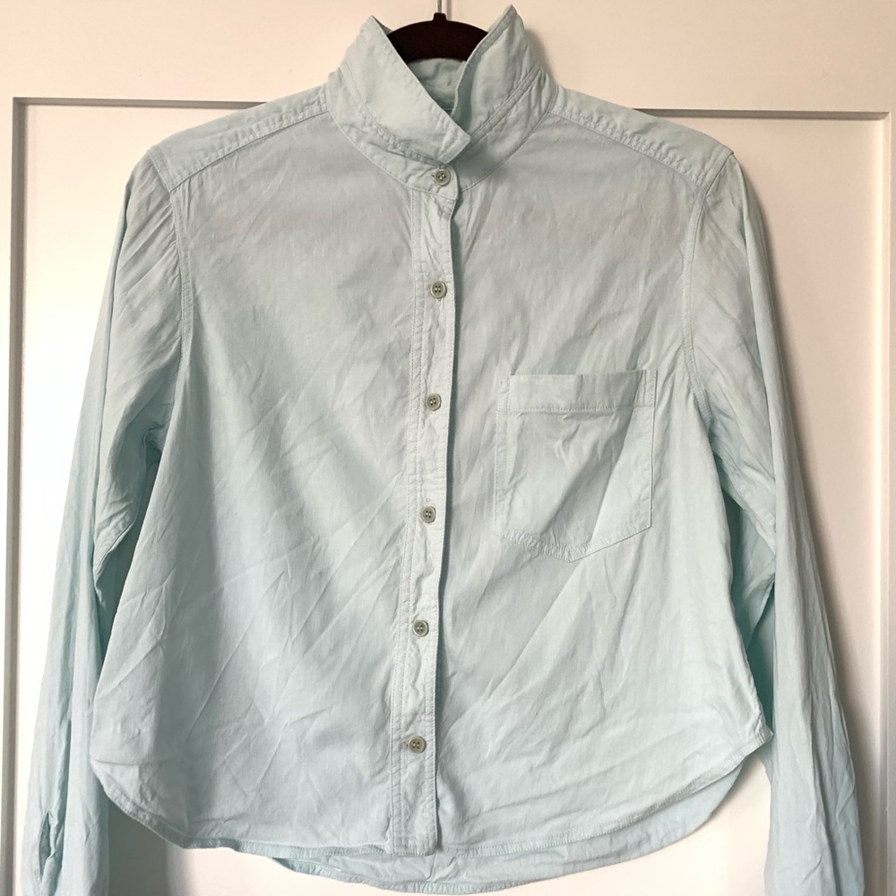 Mint Green Theory Button Down - image 1